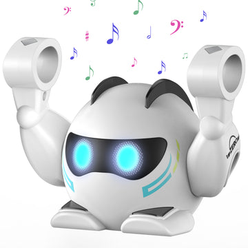 Music Rolling Robot Toy for Toddlers Kids